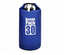 Водонепроницаемая сумка рюкзак гермомешок с шлейкой на плечо Ocean Pack 30 л Blue (57885441)