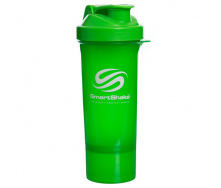 Шейкер 2-х камерный для спортивного питания SMART SHAKER SLIM FI-5054 Салатовый