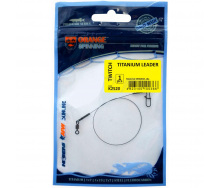 Поводок Ukrspin Orange Spinning титан с вертлюгом 16 см 6 кг 12 lb/0.25 мм Серый (1013-1590.02.61)