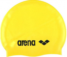 Шапка для плавания Arena Classic Silicone Jr One Size Желтый (91670-035)