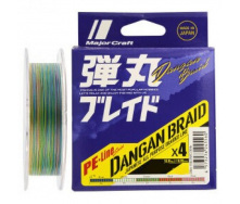 Шнур Major Craft Dangan Braid X8 150m мульти. #0.6/0.06mm 14lb/5.2kg (1013-772.73.55)