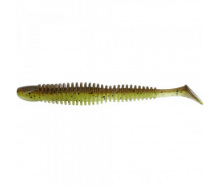 Силикон Reins Bubbring Shad 4 8 шт/уп. Зеленый/Коричневый (1013-1552.08.44)