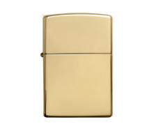 Зажигалка ZIPPO Solid Brass Wo/Sb Gold (254B)
