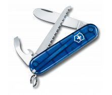 Складной детский нож Victorinox My First 84 мм полупрозрачный Синий (0.2373.Т2)