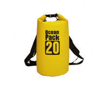 Водонепроницаемый рюкзак/гермомешок с шлейкой на плечо Ocean Pack 20 л Yellow (5153582159)