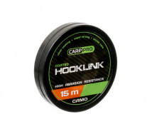 Поводковый материал Carp Pro Soft Coated Hooklink Camo 15lb / 15м