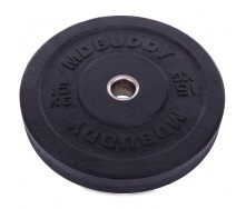 Бамперные диски для кроссфита Zelart TA-2676-15 15кг Черный