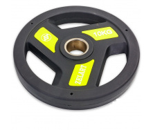 Блины диски полиуретановые Zelart TA-5344-10 10кг Черный