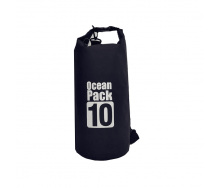 Водонепроницаемая сумка рюкзак гермомешок с шлейкой на плечо Ocean Pack 10 л Black (5535821510)