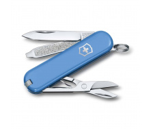 Нож-брелок Victorinox Classic SD Colors Summer Rain 58 мм 7 функций Синий (0.6223.28G)
