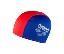 Шапка для плавания Arena POLYESTER II JR (002468-740) красный синий Дет OSFM