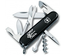 Складной нож Victorinox Climber Ukraine Трезубец готический белый (1.3703.3_T0630u)