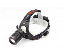 Налобный аккумуляторный фонарь Bailong LED Zoom BL-T32 -P50 3 режима Черный (hub_opl4qn)