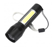 Ручной фонарик No Brand COP BL-511 XPE+COB в кейсе Black (3_03051)