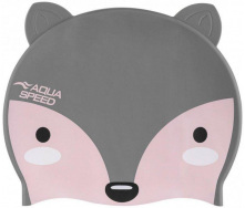 Шапка для плавания Aqua Speed Zoo Fox 9815 Лисица One Size Серый (115-26)