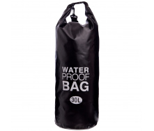 Водонепроницаемый гермомешок с плечевым ремнем SP-Sport Waterproof Bag 30л TY-6878-30 Черный