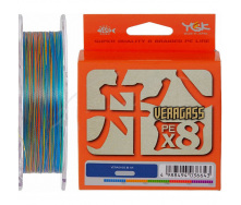 Шнур YGK Veragass Fune X8 150m #0.8/0.148mm 16lb/6.7kg (1013-5545.02.61)