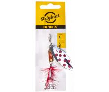 Блесна вращающаяся с бородкой LJ SPIN X LONG 04 весом 9 г (цв.SR)