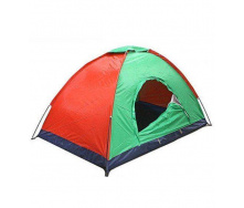 Палатка туристическая 2-х местная кемпинговая для рыбалки и отдыха No Brand Camping Spot 2х1х1.1м Зеленый с красным