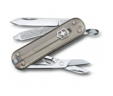 Складной нож Victorinox Classic 58 мм 7 функций Серый полупрозрачный (0.6223.T31G)