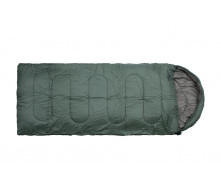 Спальный мешок с капюшоном левый Totem Fisherman XXL 190+30/90 UTTS-013-L Olive