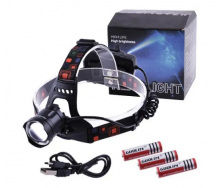Налобный фонарь Police BL-XQ-218-HP50 Power bank 3х18650 3 режима
