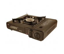 Портативная туристическая газовая плита с пьезоподжигом Arise Portable gas stove c пластиковым кейсом