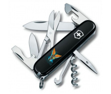 Складной нож Victorinox Climber Ukraine 91 мм Ангел ВСУ (1.3703.3_T1061u)