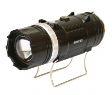 Фонарь кемпинговый Sheng Ba SB-9688 на солнечной батарее c фонариком Black (3_02622)