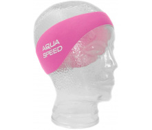 Повязка для плавания Aqua Speed Neoprene Earband JR 50 - 55 см 6109 Розовая (178-03)