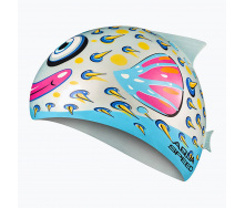 Шапка для плавания Aqua Speed Zoo Fish 8691 115-02-Fish One Size Серый (5908217686916)
