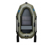 Лодка пвх гребная надувная одноместная ΩMega 210LS PS хаки