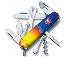 Складной нож Victorinox Climber Ukraine 91 мм 15 фнкций Рассвет (1.3703.7_T3220pw)
