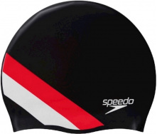 Шапочка для плавания Speedo Rev Moud Silc Cap Au Черно-красный One Size (1000-8-0933714662)