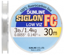 Флюорокарбон Sunline Siglon FC 30m 0.140mm 1.4kg поводковый (1013-1658.01.85)