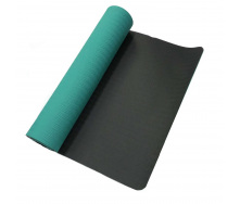 Коврик для фитнеса LiveUp TPE Yoga Mat 173x61x0.6 см Зелено-серый (1000-LS3237-06g)