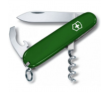 Складной швейцарский нож Victorinox Waiter 84 мм 9 функций Зеленый (0.3303.4)