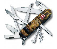 Складной нож Victorinox Huntsman Zodiac Деревянная змея 91 мм Разноцветный (1.3713.3_Z4280pk)