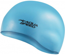 Шапочка для плавания Aqua Speed Mono Голубой One Size (1000-111-42)