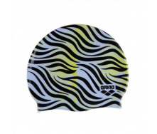 Шапочка для плавания Arena Print 2 Black White One Size (1097-1E368-268 UNI)