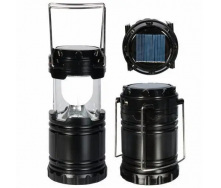 Фонарь аккумуляторный LED лампа OPT-TOP JH-5800T с павербанком и солнечной панелью черный (1756375681)