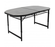 Стол Bo-Camp Northgate Oval 150x80 см Black Grey (1404188)