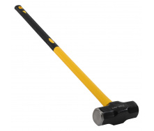 Кувалда стальная для кроссфита и функциональных тренировок Zelart HAMMER TA-9635-12LB 12LB 5,4кг черный-желтый
