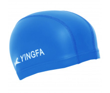 Шапочка для плавания текстильная с покрытием PU YINGFA C0078 Синий