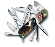 Складной нож Victorinox Deluxe Tinker Animal 91 мм 18 функций Енот (1.4723.3_F1120pw)