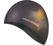Шапочка для плавания Aqua Speed ​​Bunt Черно-желтый One Size (1000-113-61)