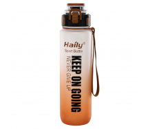 Бутылка для воды No Brand HAILY KEEP ON GOING HL-8102 1000 мл Оранжевый