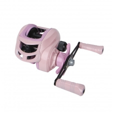 Катушка рыболовная мультипликаторная yumoshi AK 201 Pink-Black Left 6294-85958
