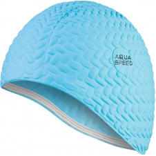 Шапочка для плавания Aqua Speed Bombastic Tic-Tac Светло-синий One Size (1000-117-02)
