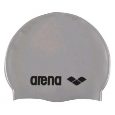 Шапочка для плавания Arena Classic Silicone Jr Silver Black One Size (1097-91670-051 UNI)